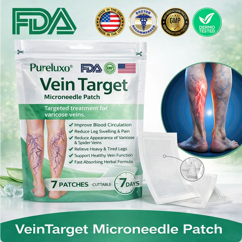 👩‍⚕️Pureluxo® VeinTarget Microneedle Patch⚡Instant Relief, Long-Term Results