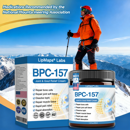 𝐋𝐢𝐩𝐌𝐚𝐩𝐬® BPC-157 Joint & Gout Relief Cream🦴Treats Arthritis, Neuropathy, Rheumatism, Sports Injuries & More