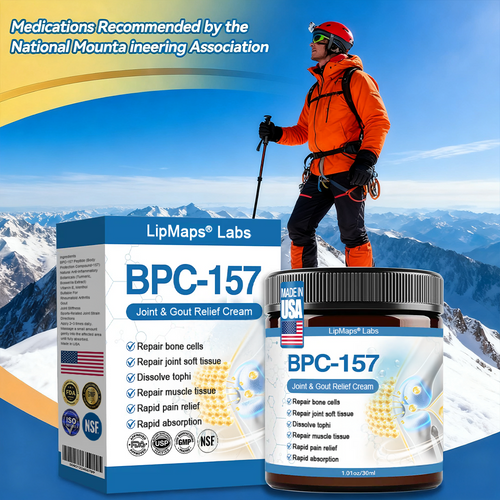 𝐋𝐢𝐩𝐌𝐚𝐩𝐬® BPC-157 Joint & Gout Relief Cream🦴Treats Arthritis, Neuropathy, Rheumatism, Sports Injuries & More