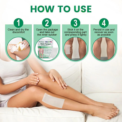 👩‍⚕️Pureluxo® VeinTarget Microneedle Patch⚡Instant Relief, Long-Term Results