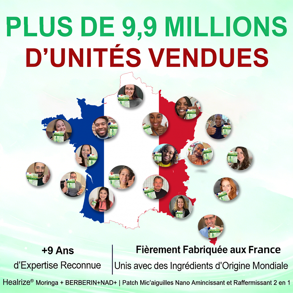 【DERNIER JOUR DE PROMO 80% DE RÉDUCTION】🇫🇷 Healrize® Moringa · Berbérine × NAD+ Patch 10-en-1 Avancé à Nano-microaiguilles 📦 7 Patchs par Boîte · Approvisionnement pour 1 Semaine