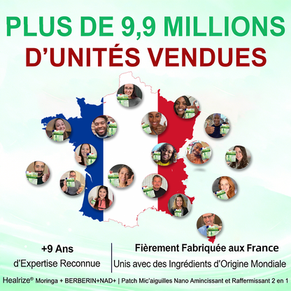 【DERNIER JOUR DE PROMO 80% DE RÉDUCTION】🇫🇷 Healrize® Moringa · Berbérine × NAD+ Patch 10-en-1 Avancé à Nano-microaiguilles 📦 7 Patchs par Boîte · Approvisionnement pour 1 Semaine