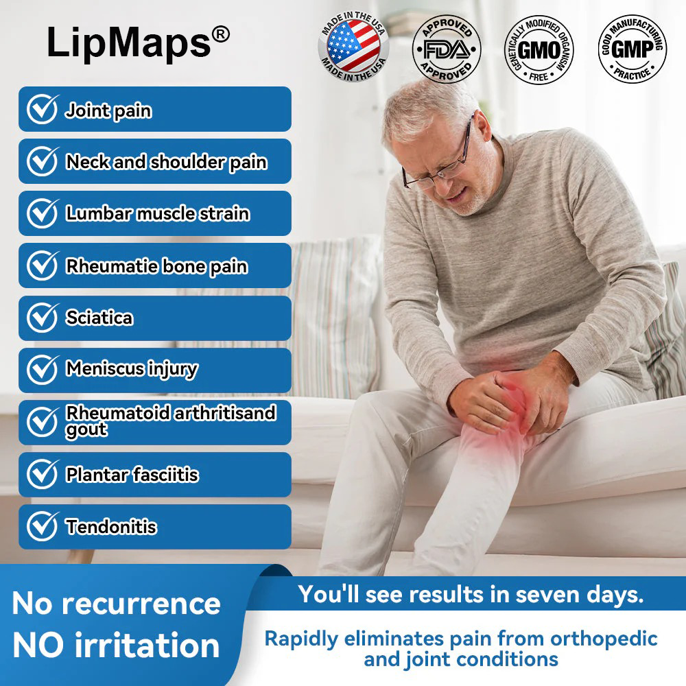 𝐋𝐢𝐩𝐌𝐚𝐩𝐬® BPC-157 Joint & Gout Relief Cream🦴Treats Arthritis, Neuropathy, Rheumatism, Sports Injuries & More