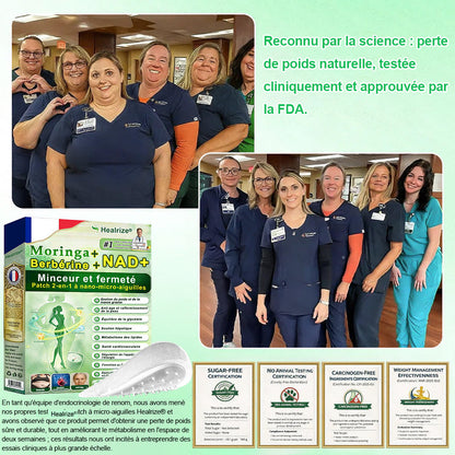 【DERNIER JOUR DE PROMO 80% DE RÉDUCTION】🇫🇷 Healrize® Moringa · Berbérine × NAD+ Patch 10-en-1 Avancé à Nano-microaiguilles 📦 7 Patchs par Boîte · Approvisionnement pour 1 Semaine