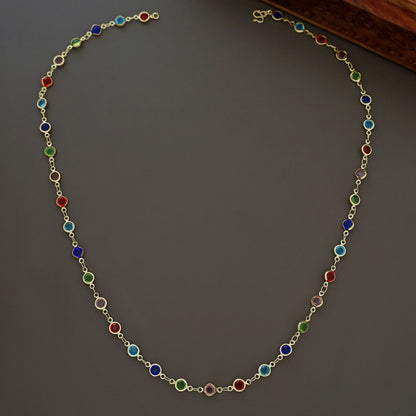 Multicolour Long Neckpiece